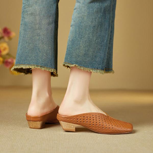 Elegant Handcrafted Real Leather Women's Shoes(E5or71815623)