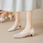 Exquisite Handcrafted Leather Women's Shoes for Elegance(E5or76868)