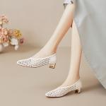 Exquisite Handcrafted Leather Women's Shoes for Elegance(E5or76868)