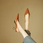 Luxurious Handmade Genuine Leather Women's Shoes(E5or76883)