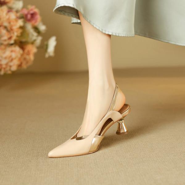 Luxurious Handmade Genuine Leather Women's Shoes(E5or76883)