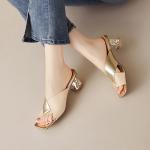 Genuine Leather Handmade Women's Shoes: Luxurious Elegance Crafted(E5or76895)