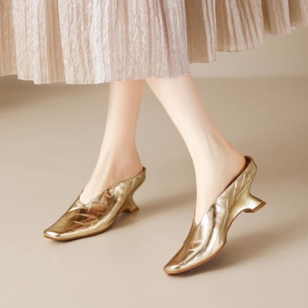 Handcrafted Luxury Leather Women's Shoes for Elegant Style(E5or76902)