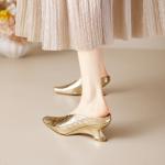 Handcrafted Luxury Leather Women's Shoes for Elegant Style(E5or76902)