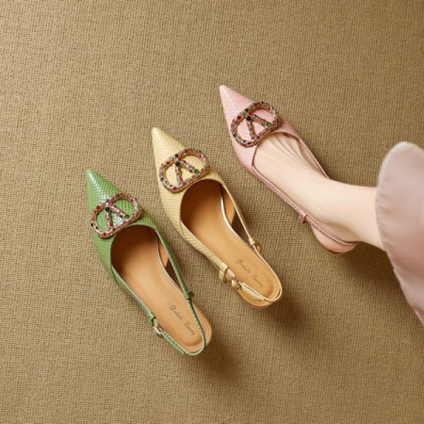 Luxurious Handmade Leather Women's Shoes(E5or76899)