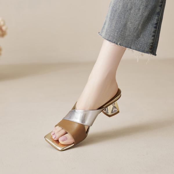 Handcrafted Luxury Leather Women's Shoes for Elegance(E5or76905)