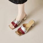 Handcrafted Luxury Leather Women's Shoes for Elegance(E5or76905)