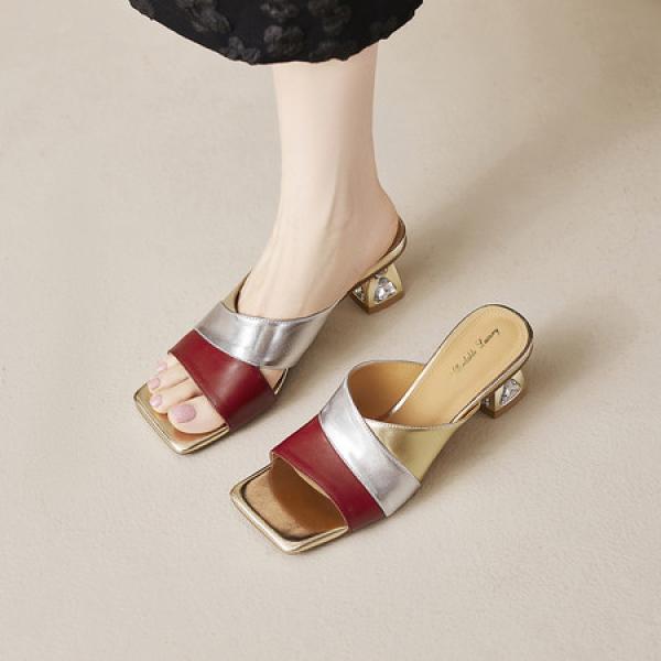 Handcrafted Luxury Leather Women's Shoes for Elegance(E5or76905)