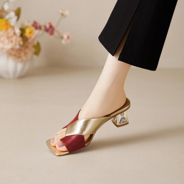 Handcrafted Luxury Leather Women's Shoes - Elegance Redefined(E5or76895-6896)