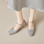 Exquisite Handcrafted Leather Women's Shoes for Elegance(E5or76915)