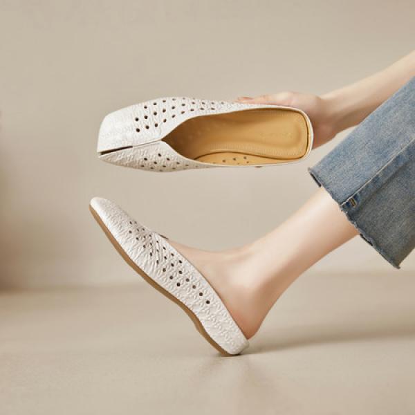 Exquisite Handcrafted Leather Shoes for Elegant Women(E5or76916)