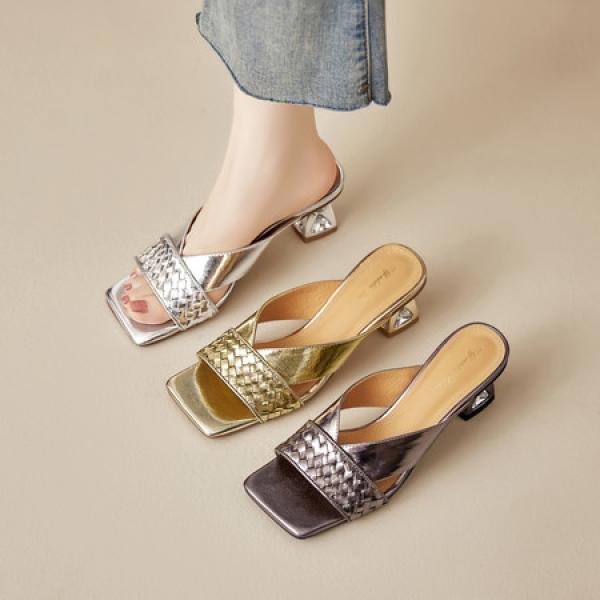 Handcrafted Luxurious Leather Women's Shoes, Exquisite Quality(E5or76933)