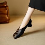 Luxury Handcrafted Genuine Leather Women's Shoes(E5or7A6819)