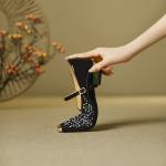 Exquisite Handmade Leather Women's Shoes for Elegance(E5or7A6860)