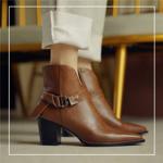 Handcrafted Luxury Leather Women's Shoes for Elegance(E6haodianH329)