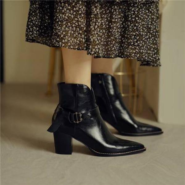 Handcrafted Luxury Leather Women's Shoes for Elegance(E6haodianH329)