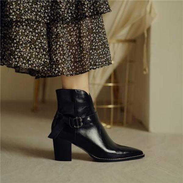 Handcrafted Luxury Leather Women's Shoes for Elegance(E6haodianH329)