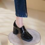 Elegant Handcrafted Leather Women's Shoes of Luxury(E6haodianA802)