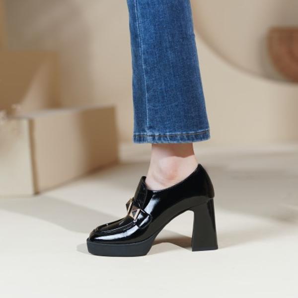 Luxury Handcrafted Leather Women's Shoes: Exquisite Craftsmanship and Elegance(E6haodianA801)