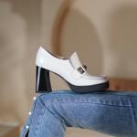 Luxury Handcrafted Leather Women's Shoes: Exquisite Craftsmanship and Elegance(E6haodianA801)