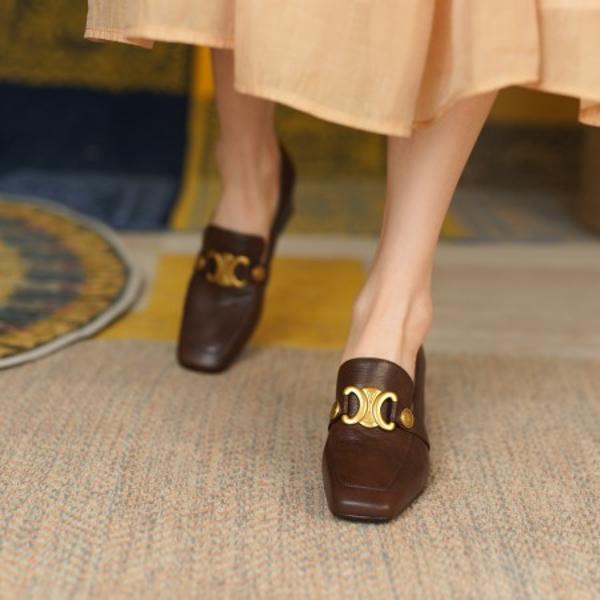 Handcrafted Luxury Leather Women's Shoes - Exquisite Quality & Elegance(E6haodiank11-1)