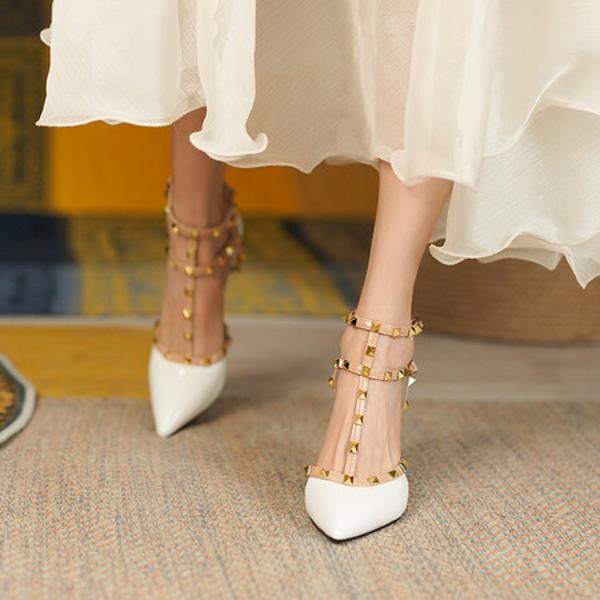 Elegant Handcrafted Genuine Leather Women's Shoes – A Luxurious Craftsmanship Experience(E6haodian776-3)