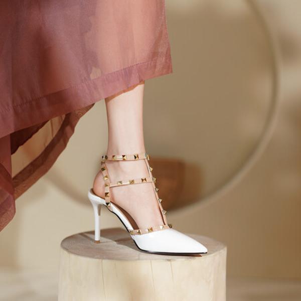 Exquisite Handcrafted Leather Shoes for Elegant Women(E6haodian776-5)