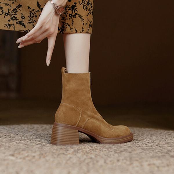 Elegant Handcrafted Genuine Leather Women’s Shoes(E6haodianB130)