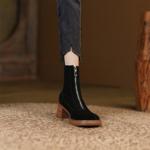 Elegant Handcrafted Genuine Leather Women’s Shoes(E6haodianB130)