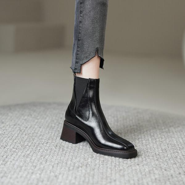 Elegant Handmade Leather Women's Shoes: Luxury Craftsmanship(E6haodianX131)