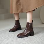 Elegant Handmade Leather Women's Shoes: Luxury Craftsmanship(E6haodianX131)