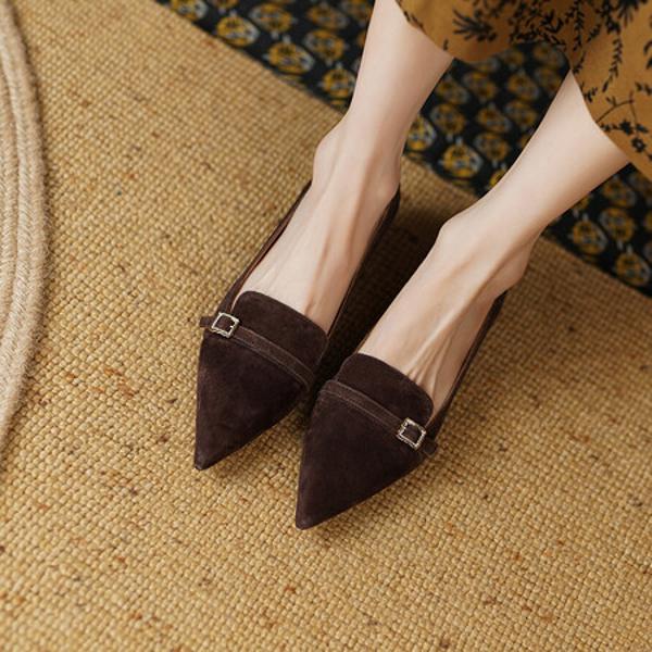 Handcrafted Genuine Leather Women’s Shoes: Luxurious Elegance & Quality(E6haodianA239)