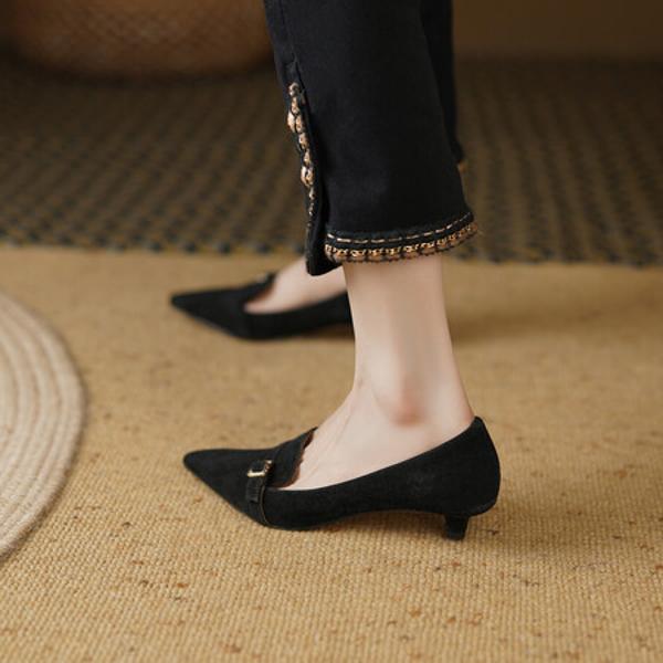 Handcrafted Genuine Leather Women’s Shoes: Luxurious Elegance & Quality(E6haodianA239)