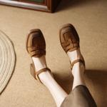 Exquisite Handmade Leather Women's Shoes: Elegance Meets Luxury(E6haodianAb208-1)