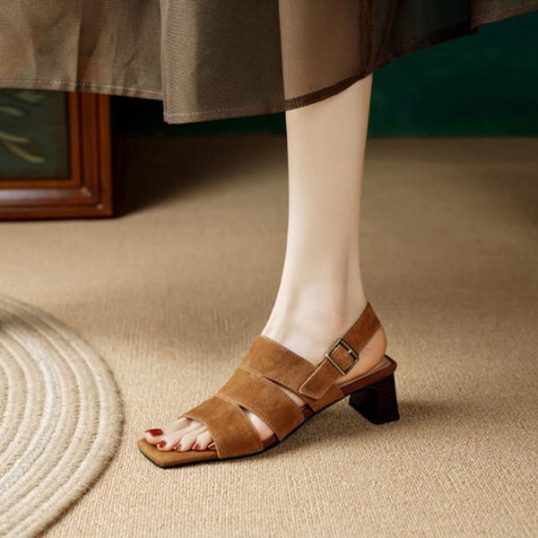 Handcrafted Luxury Leather Women's Shoes for Elegance(E6haodianD606)