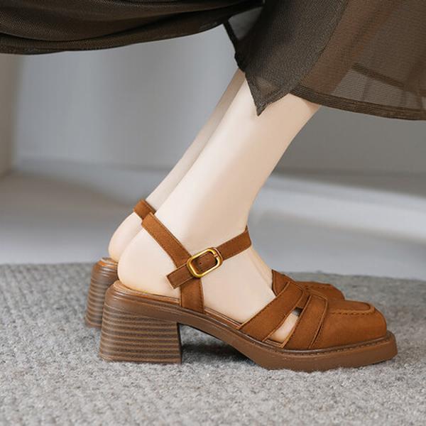 Handcrafted Luxurious Leather Women's Shoes: Elegance Redefined(E6haodianAS208-2)