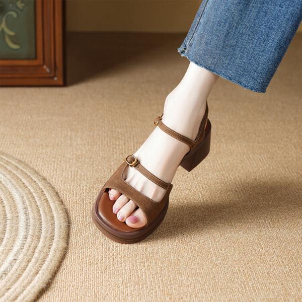 Exquisite Handcrafted Leather Shoes for Elegant Women(E6haodian1155)