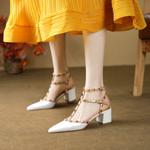 Elegant Handmade Leather Women's Shoes - Premium Craftsmanship(E6haodianX739)