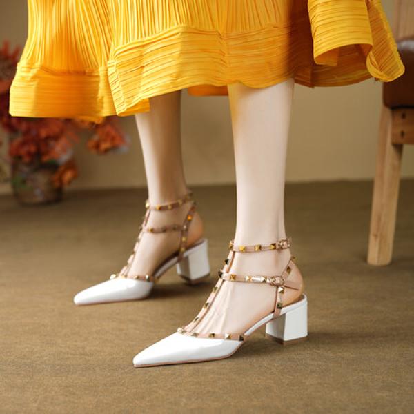 Elegant Handmade Leather Women's Shoes - Premium Craftsmanship(E6haodianX739)