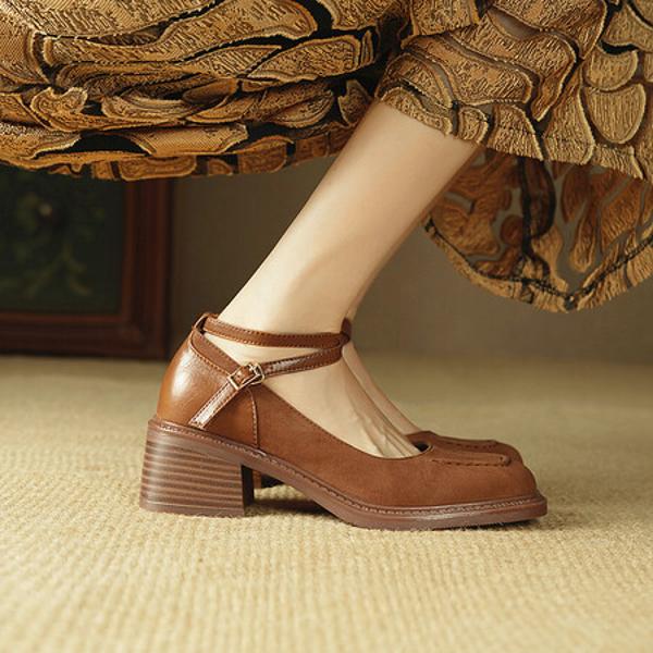 Luxurious Handcrafted Leather Women's Shoes - Elegance Redefined(E6haodian1101)