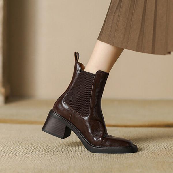 Handcrafted Luxury Leather Women’s Shoes - Elegant Artistry(E6haodian8155)