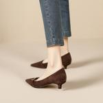 Handcrafted Luxury Leather Women's Shoes - Timeless Elegance(E6haodian5600)