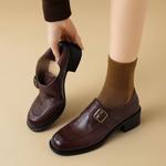 Elegant Handcrafted Leather Women's Shoes - Superior Craftsmanship & Luxury(E6haodianD2001)