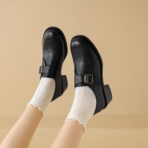 Elegant Handcrafted Leather Women's Shoes - Superior Craftsmanship & Luxury(E6haodianD2001)