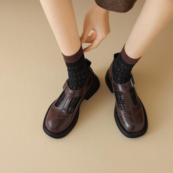 Handcrafted Luxury Leather Women’s Shoes: Timeless Elegance & Quality(E6haodianS6670)