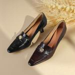 Exquisite Handmade Leather Shoes for Elegant Women(E6haodianS1008)