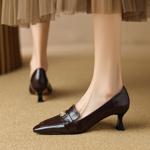 Exquisite Handmade Leather Shoes for Elegant Women(E6haodianS1008)