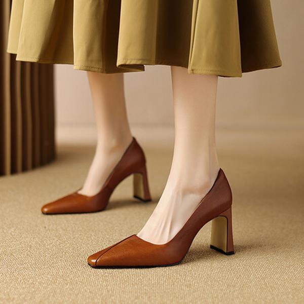 Elegance in Every Step: Handmade Genuine Leather Shoes(E6haodianS1009)