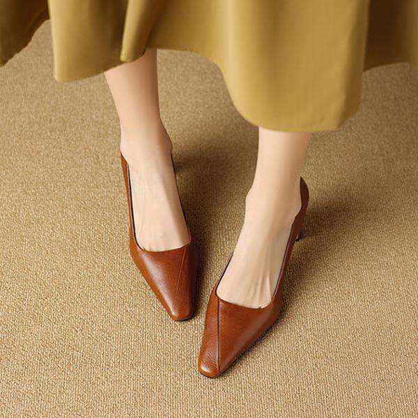 Elegance in Every Step: Handmade Genuine Leather Shoes(E6haodianS1009)