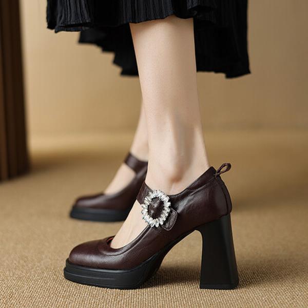 Exquisite Handmade Leather Women's Shoes: Embrace Elegance and Luxury(E6haodianC750)